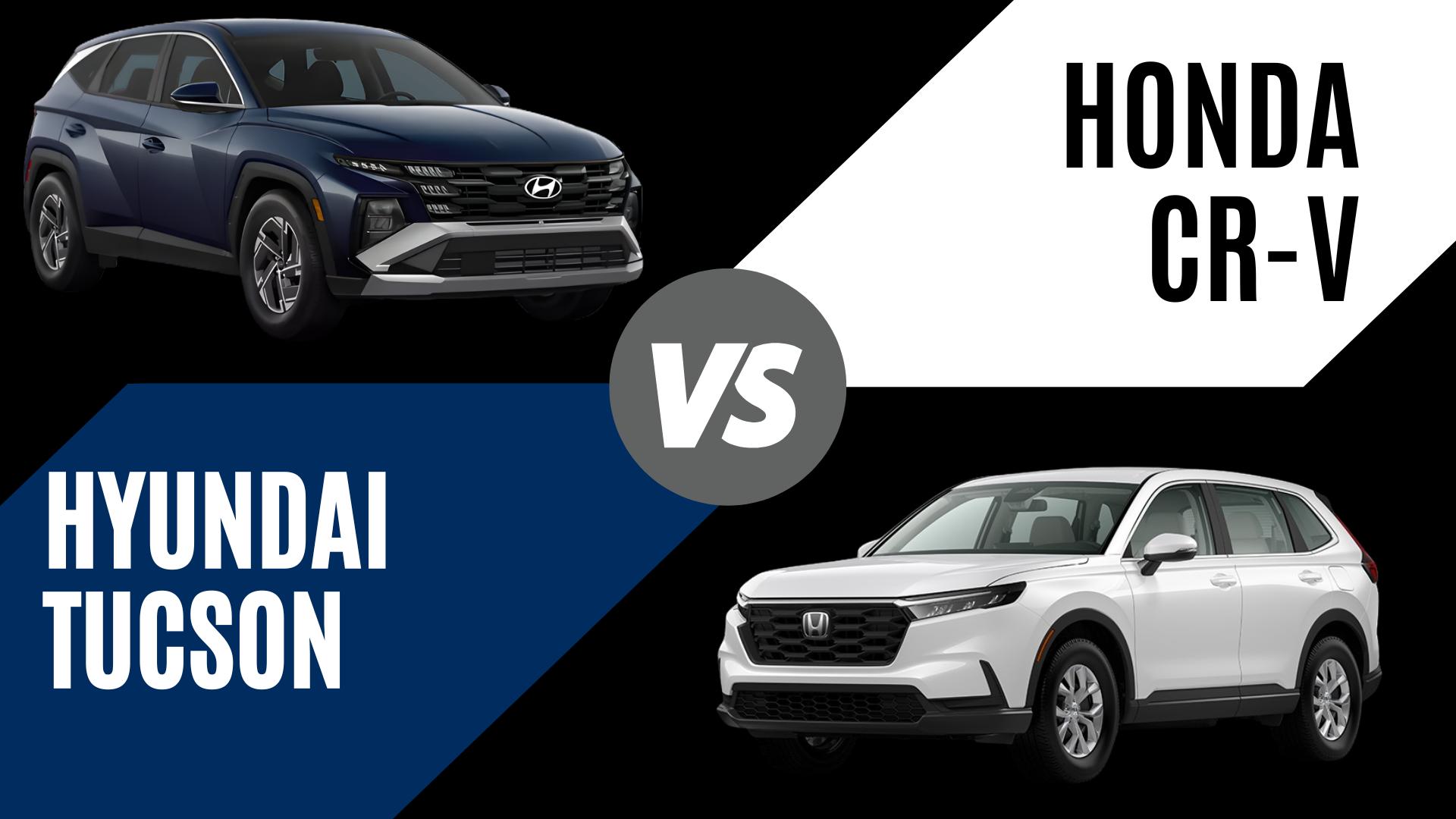 2026 Hyundai Tucson vs 2026 Honda CR-V comparison in Fort Smith AR