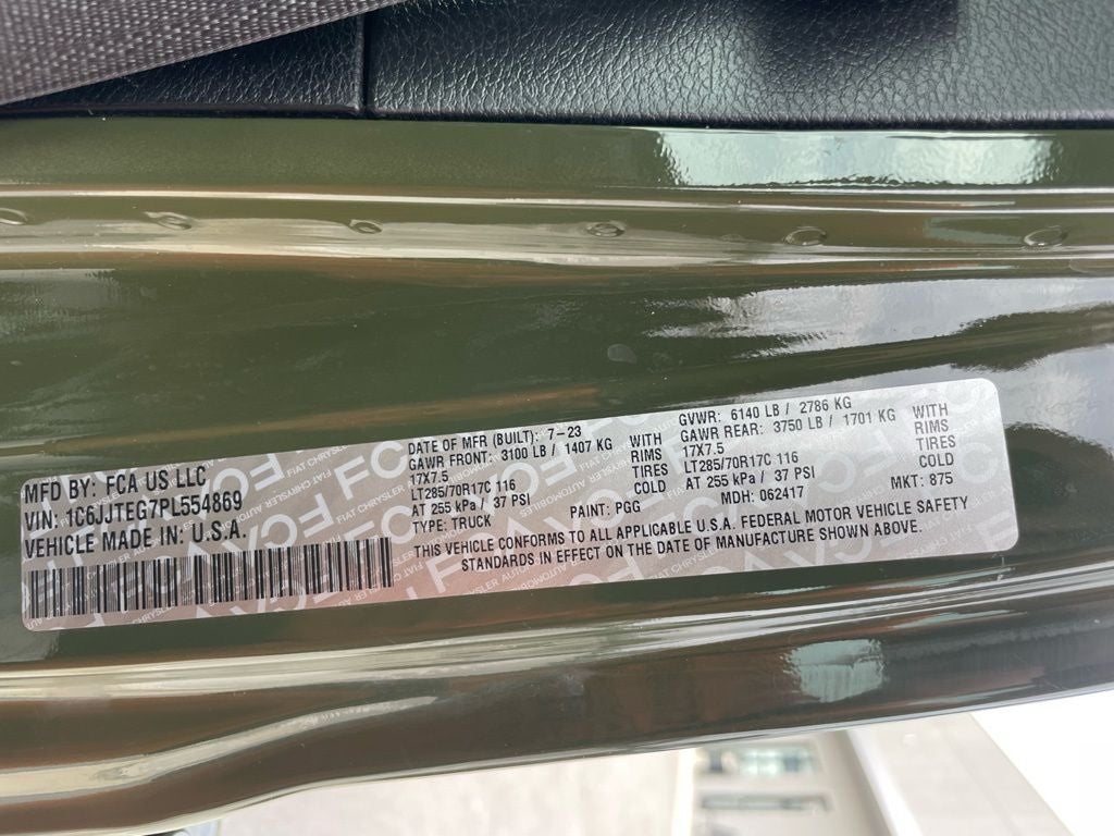 2023 Jeep Gladiator Mojave - FORWARD FACING TRAILCAM / REMOTE START