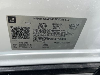 2018 Chevrolet Traverse Premier - SKYSCAPE POWER SUNROOF / VENTILATED SEATS