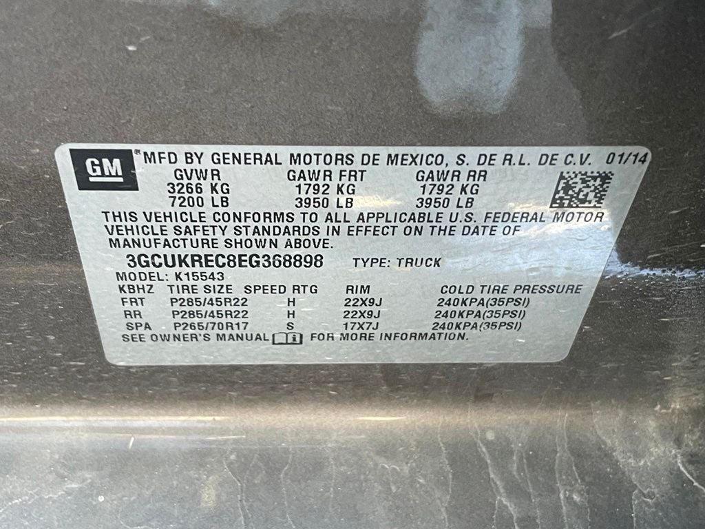 2014 Chevrolet Silverado 1500 LT LT2