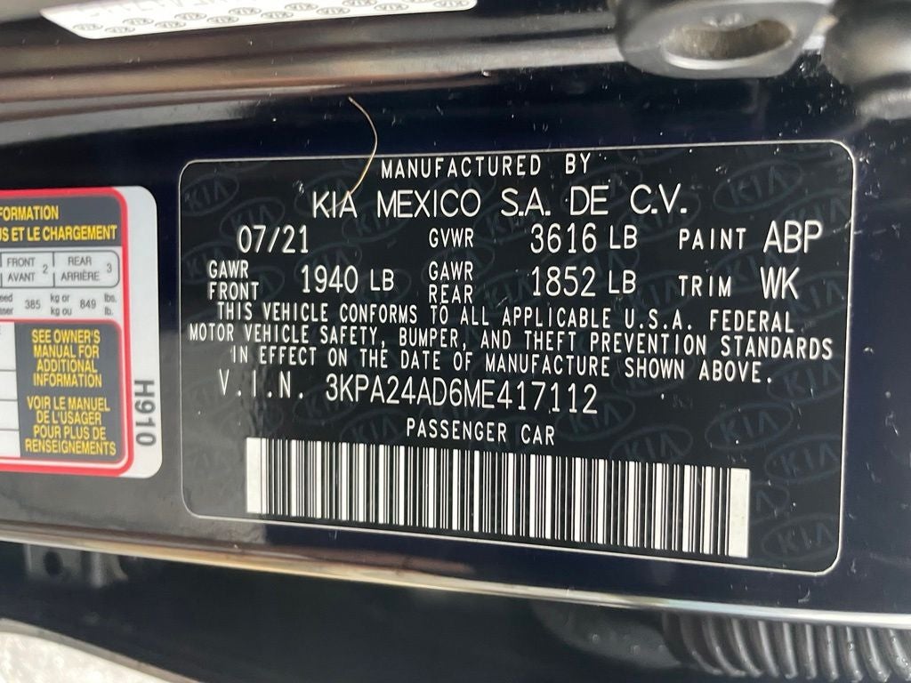 2021 Kia Rio LX - APPLE CARPLAY / CLEAN CARFAX