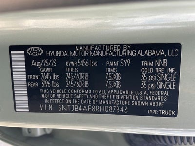 2024 Hyundai SANTA CRUZ SEL