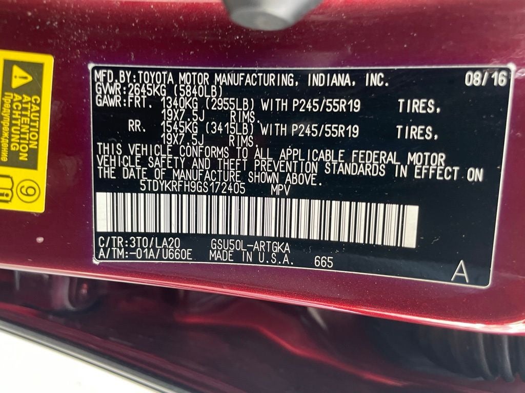 2016 Toyota Highlander Limited