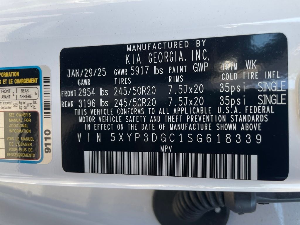2025 Kia Telluride EX X-Line - KIA CERTIFIED / VENTILATED SEATS