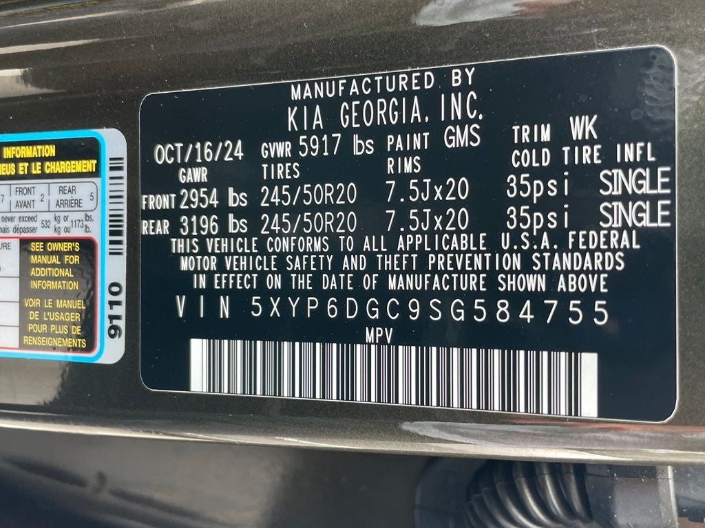 2025 Kia Telluride S - KIA CERTIFIED / POWER SUNROOF