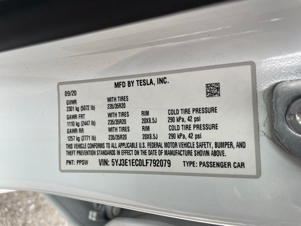 2020 Tesla Model 3 Performance - SELF DRIVING PKG / PEDESTRIAN BRAKING