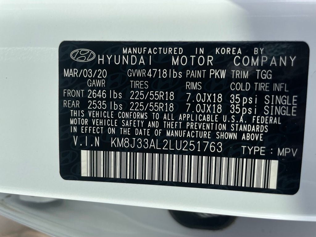 2020 Hyundai TUCSON SEL - 1 OWNER / CLEAN CARFAX