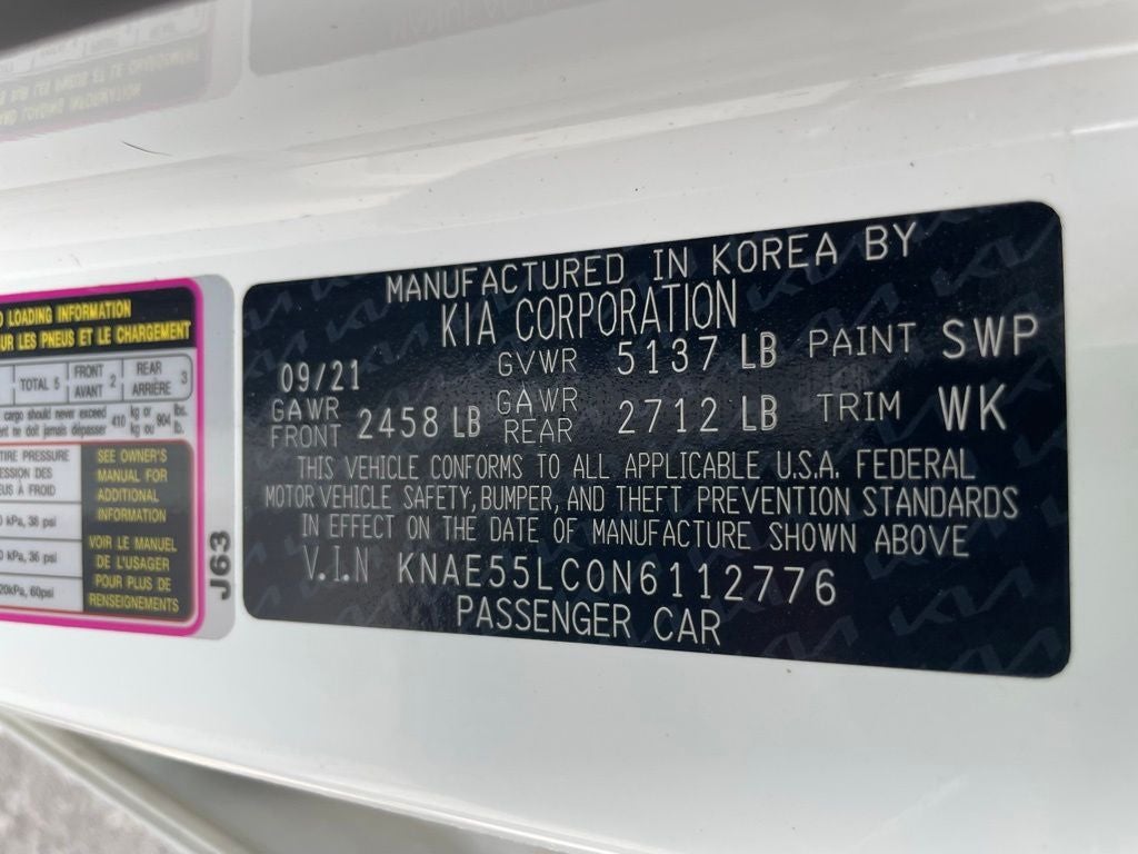 2022 Kia Stinger GT2 - RED INTERIOR PKG / ALL WHEEL DRIVE