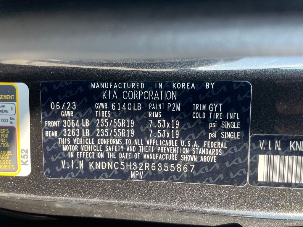 2024 Kia Carnival EX - 8 PASSENGER / NAVIGATION SYSTEM