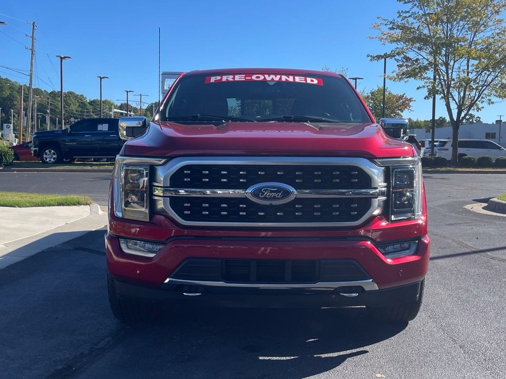 2021 Ford F-150 Platinum Clean CarFax, Pano Moonroof, Leather