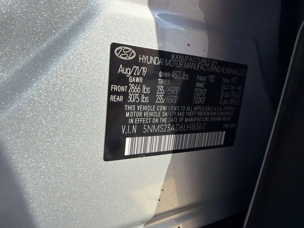2020 Hyundai SANTA FE SE