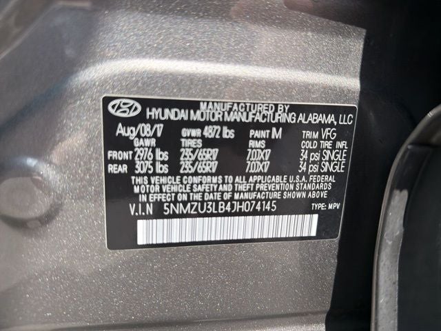 2018 Hyundai SANTA FE SPORT 2.4 Base