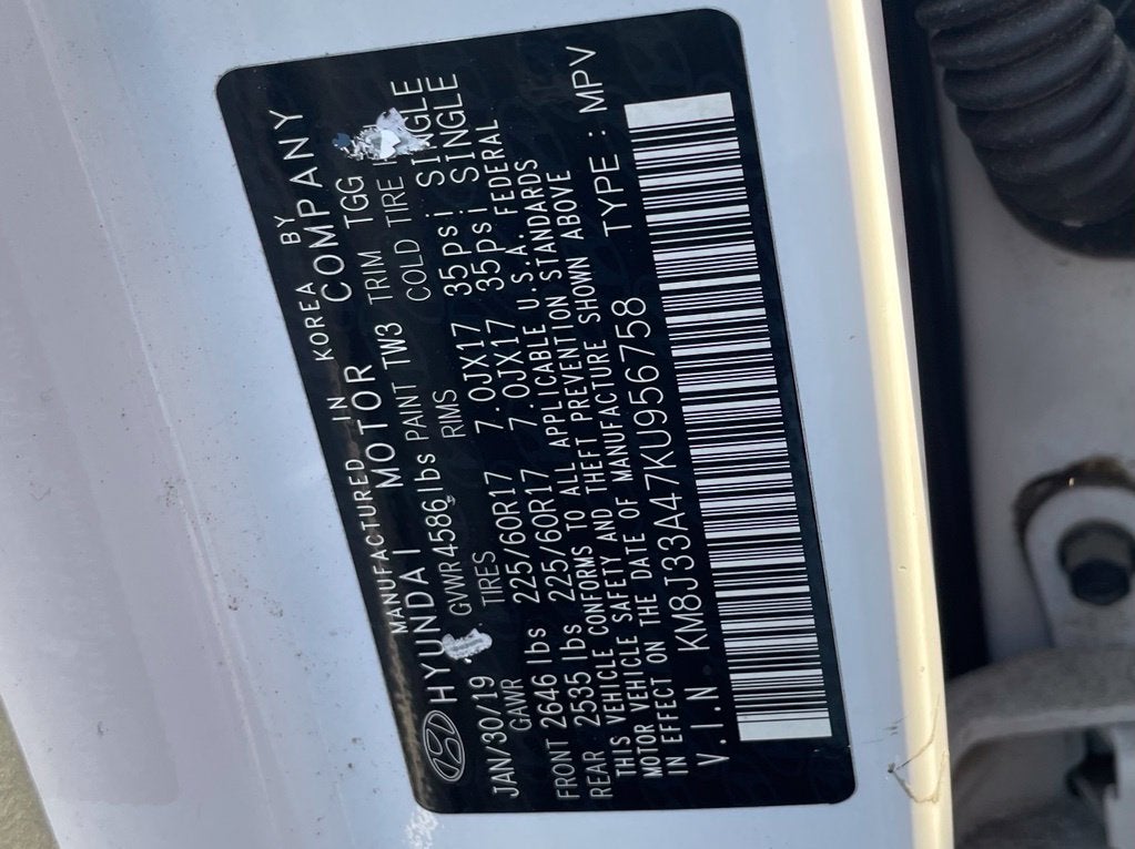 2019 Hyundai TUCSON Value Clean Carfax