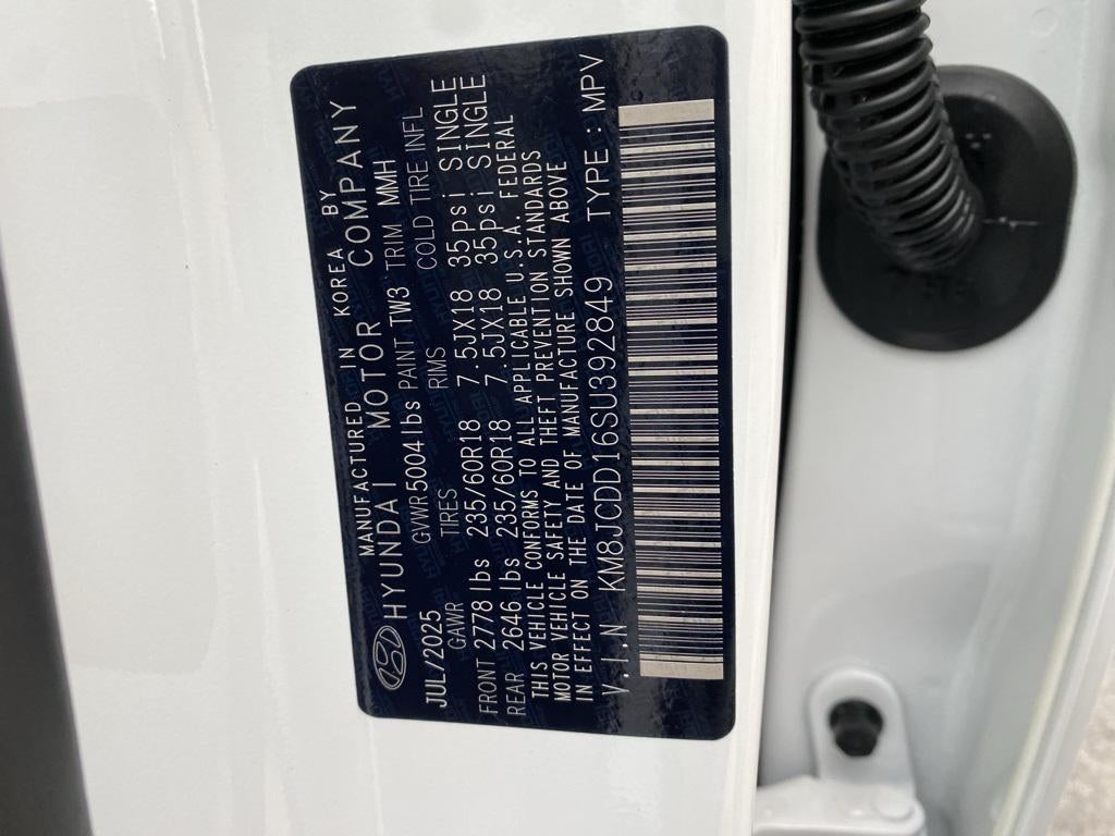 2025 Hyundai TUCSON HYBRID SEL Convenience