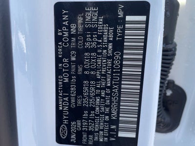 2026 Hyundai PALISADE HYBRID Blue SEL Premium 7 Passenger