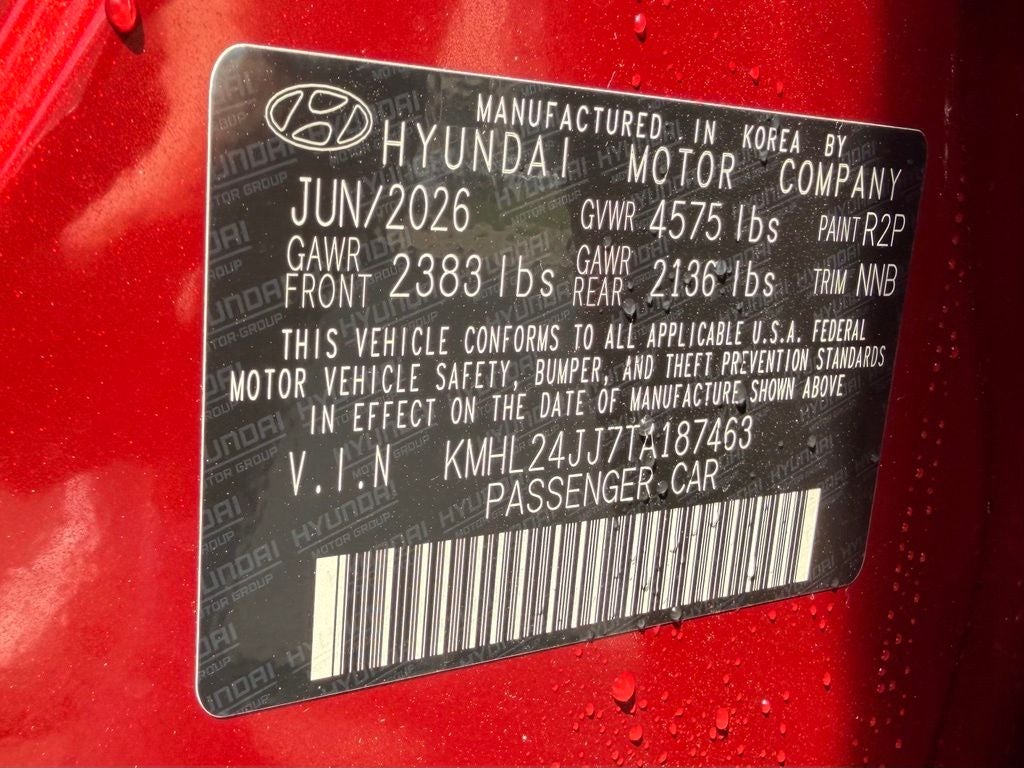 2026 Hyundai SONATA HYBRID Blue