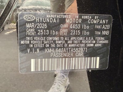 2026 Hyundai SONATA SEL Sport