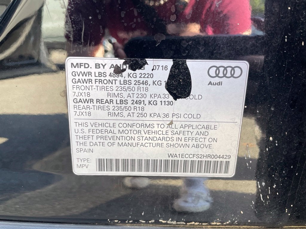 2017 Audi Q3 2.0T Premium quattro