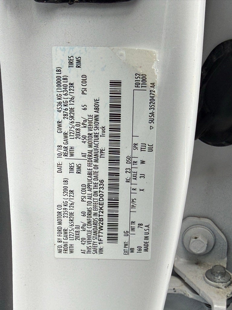 2019 Ford F-250SD Platinum