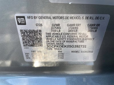 2025 Chevrolet Silverado 1500 LT