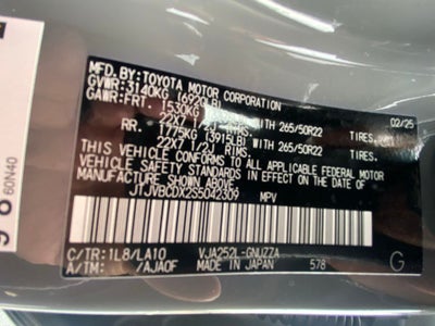 2025 Lexus GX 550 Luxury+ W/Bucket Seats