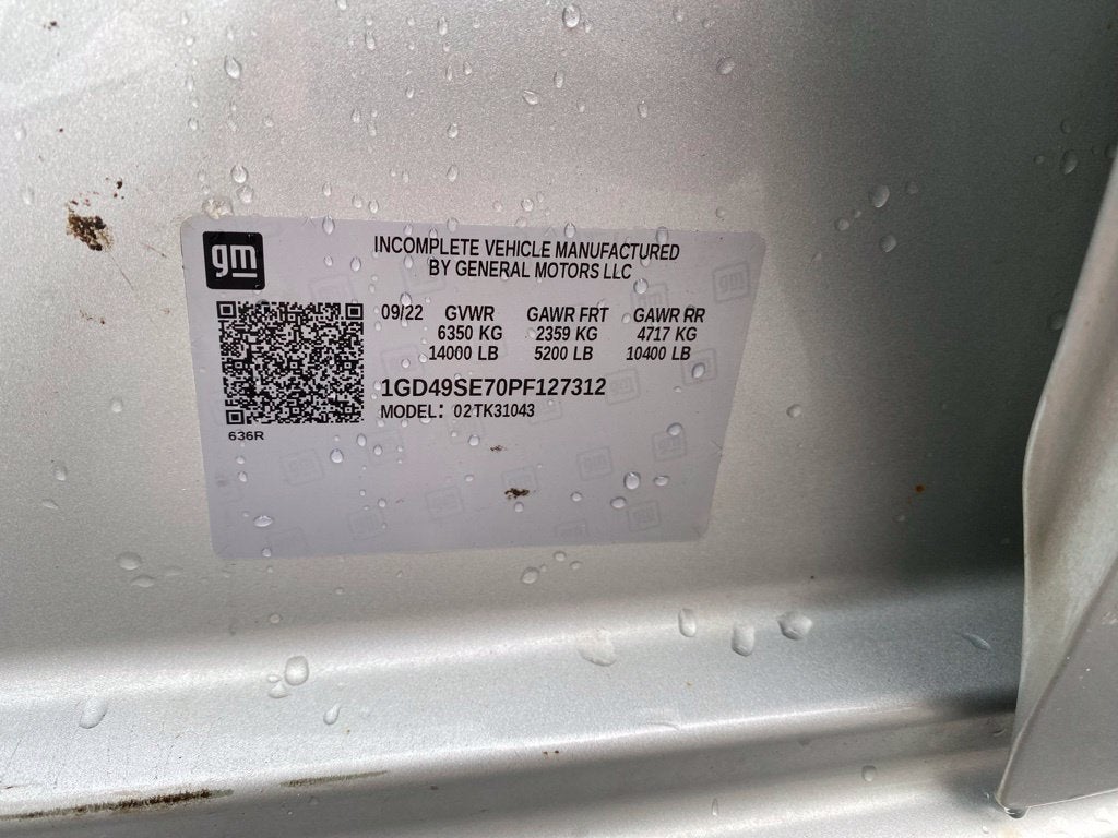 2023 GMC Sierra 3500HD Pro CHASSIS PRO - FLAT BED