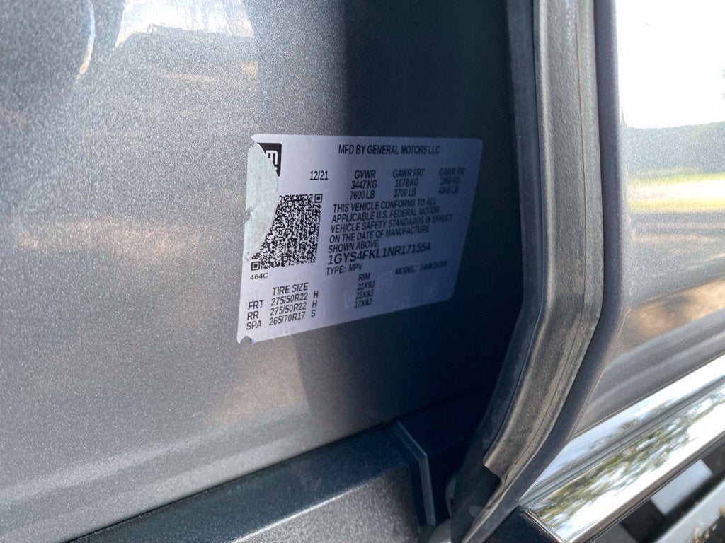 2022 Cadillac Escalade Sport - ONYX PACKAGE- 4WD