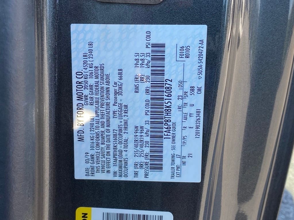 2019 Ford Mustang EcoBoost