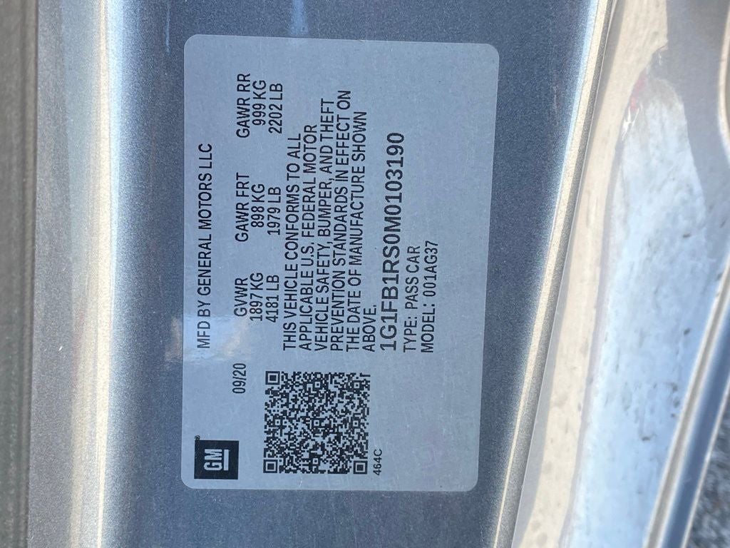 2021 Chevrolet Camaro 1LT