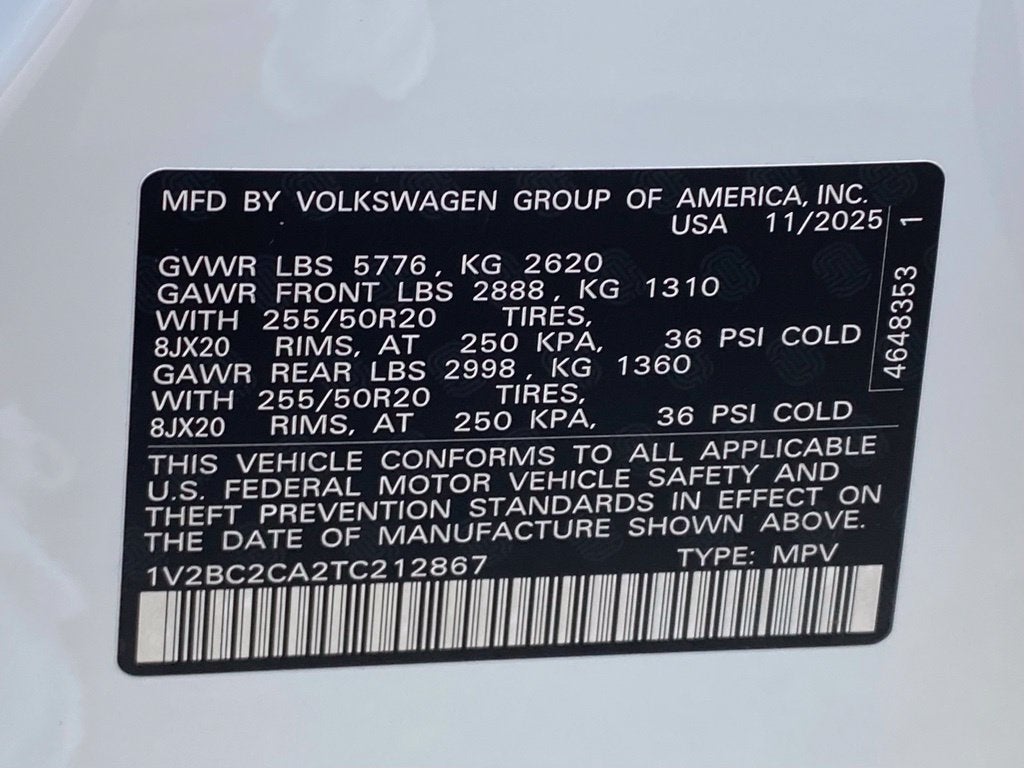 2026 Volkswagen Atlas Cross Sport SEL