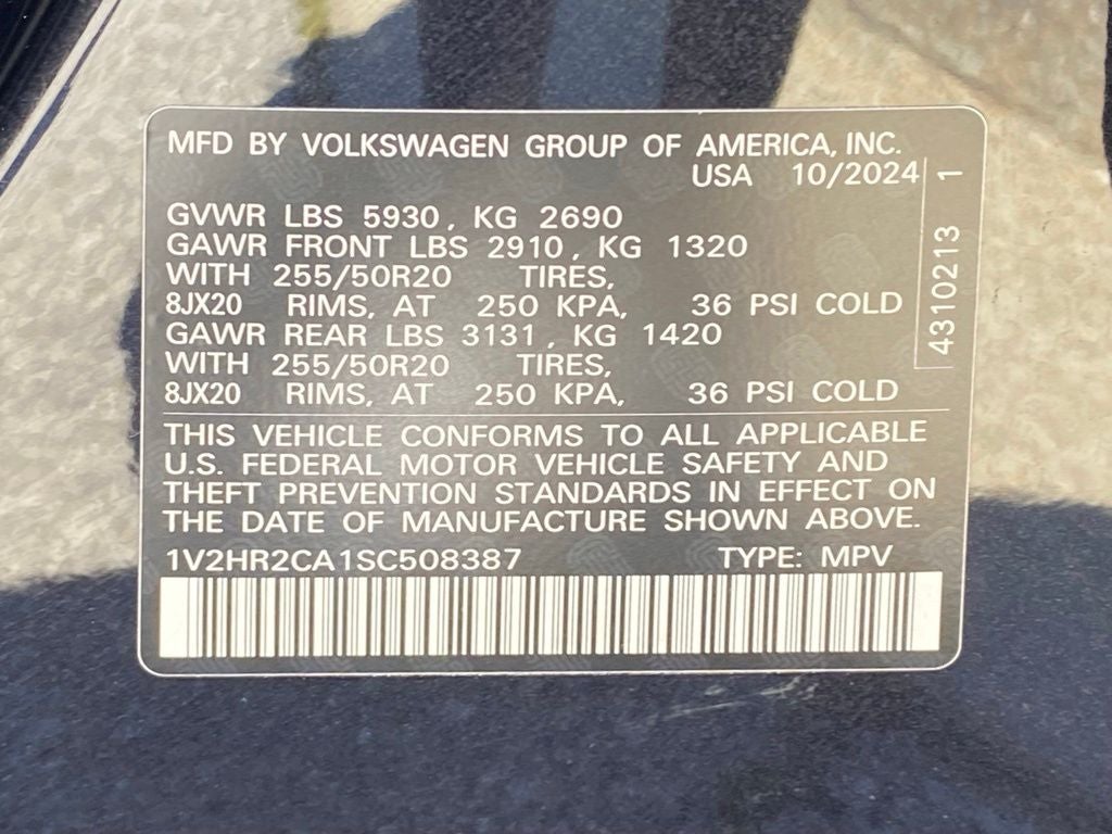2025 Volkswagen Atlas 2.0T SE w/Technology