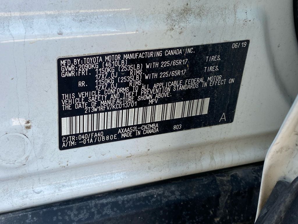 2019 Toyota RAV4 XLE