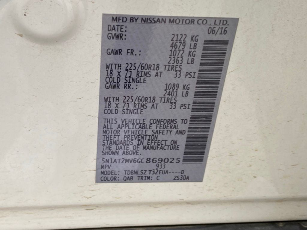 2016 Nissan Rogue SL