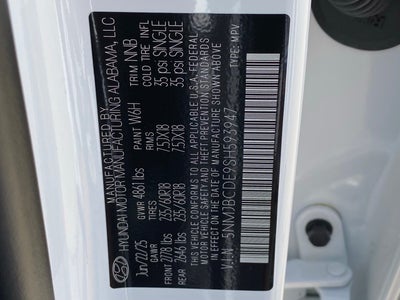 2025 Hyundai TUCSON SEL AWD