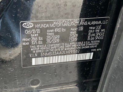 2020 Hyundai SANTA FE SEL