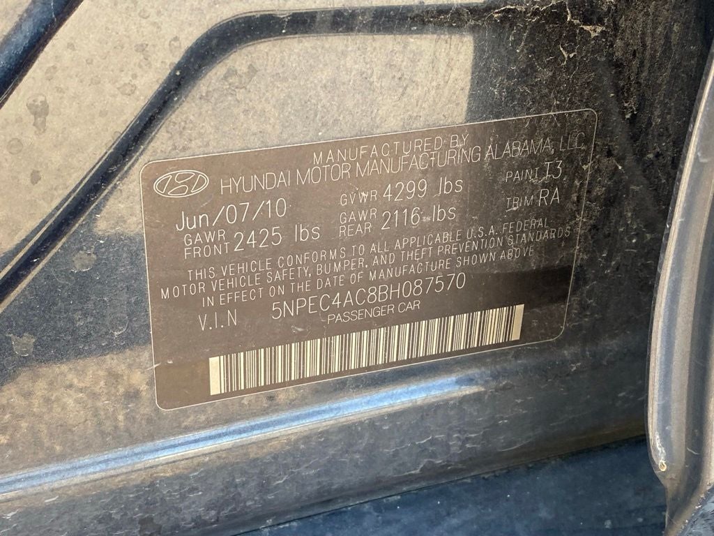 2011 Hyundai SONATA Limited