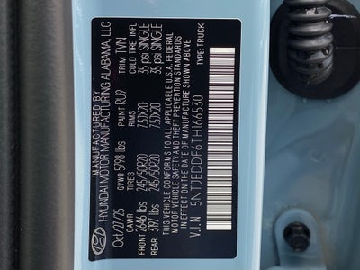 2026 Hyundai SANTA CRUZ Limited