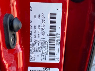2025 Toyota Sequoia SR5