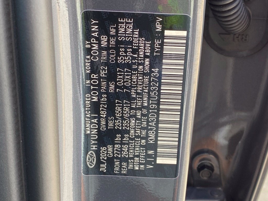 2026 Hyundai TUCSON HYBRID SE