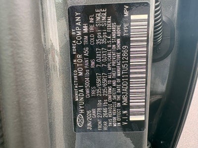 2026 Hyundai TUCSON HYBRID Blue