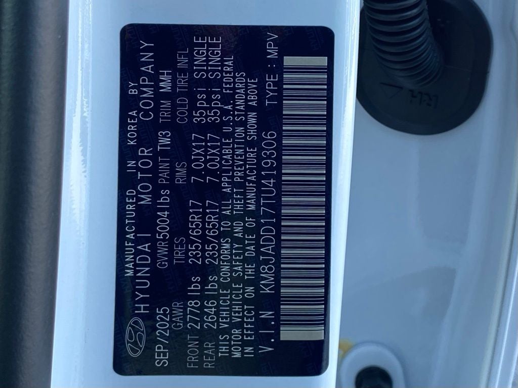 2026 Hyundai TUCSON HYBRID Blue