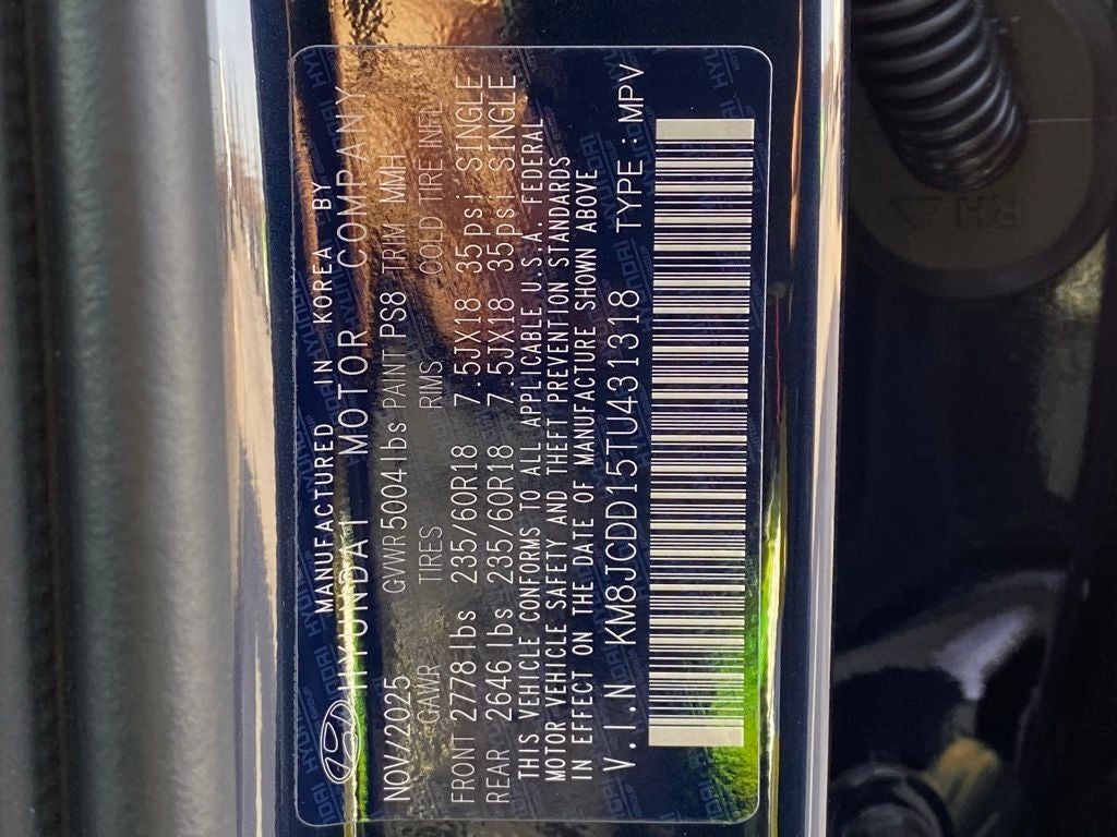 2026 Hyundai TUCSON HYBRID SEL Convenience