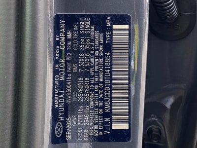 2026 Hyundai TUCSON HYBRID SEL Convenience