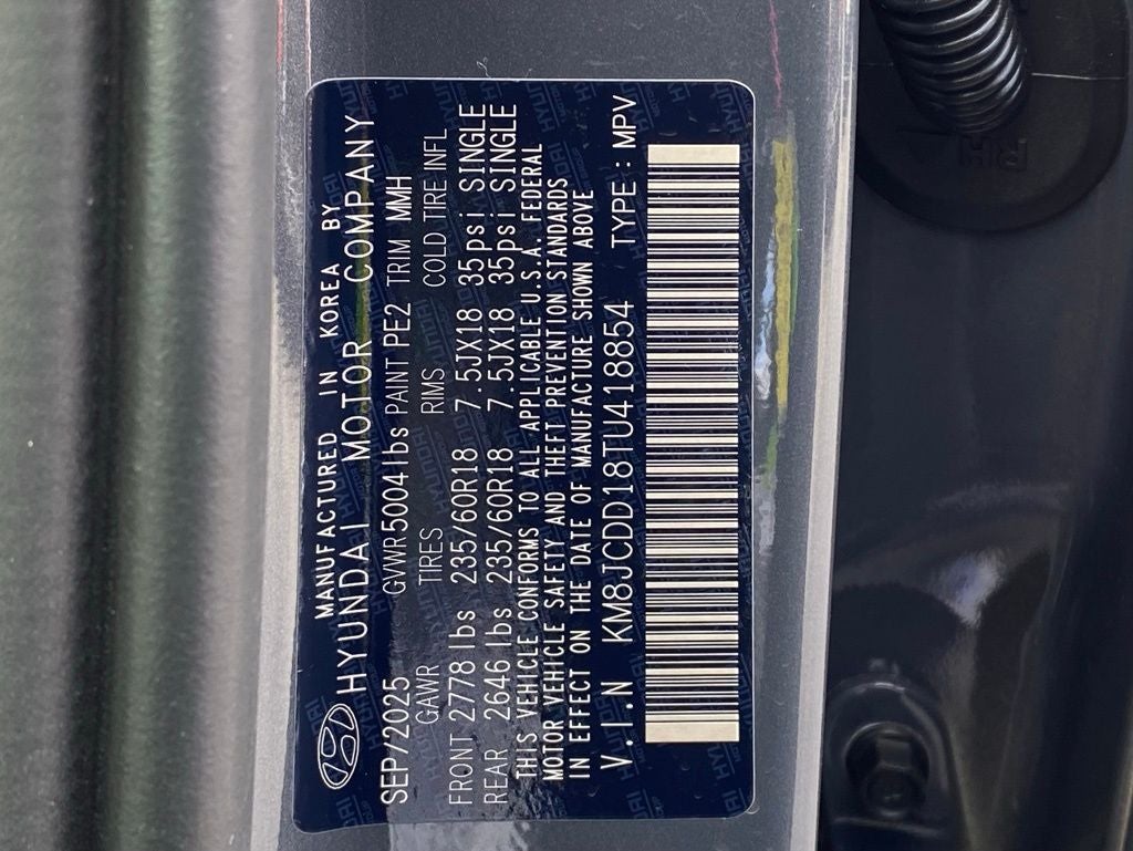 2026 Hyundai TUCSON HYBRID SEL Convenience