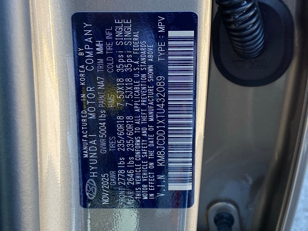 2026 Hyundai TUCSON HYBRID SEL Convenience