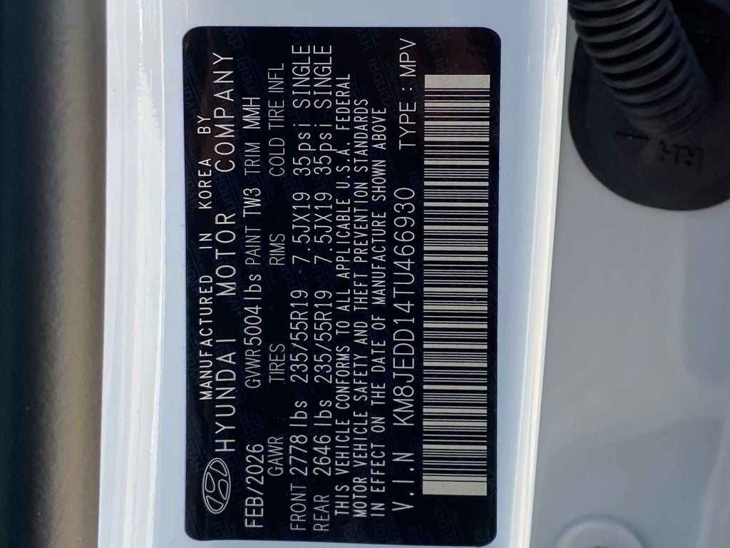 2026 Hyundai TUCSON HYBRID Limited