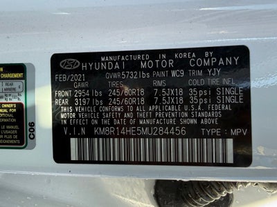 2021 Hyundai PALISADE SE