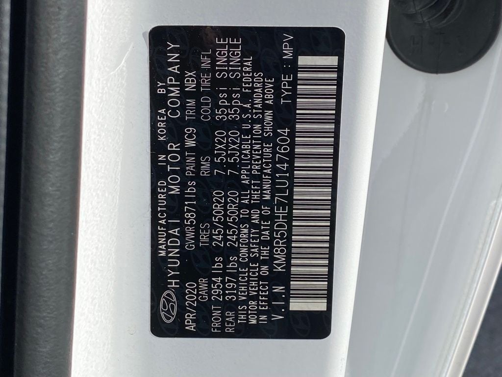 2020 Hyundai PALISADE Limited