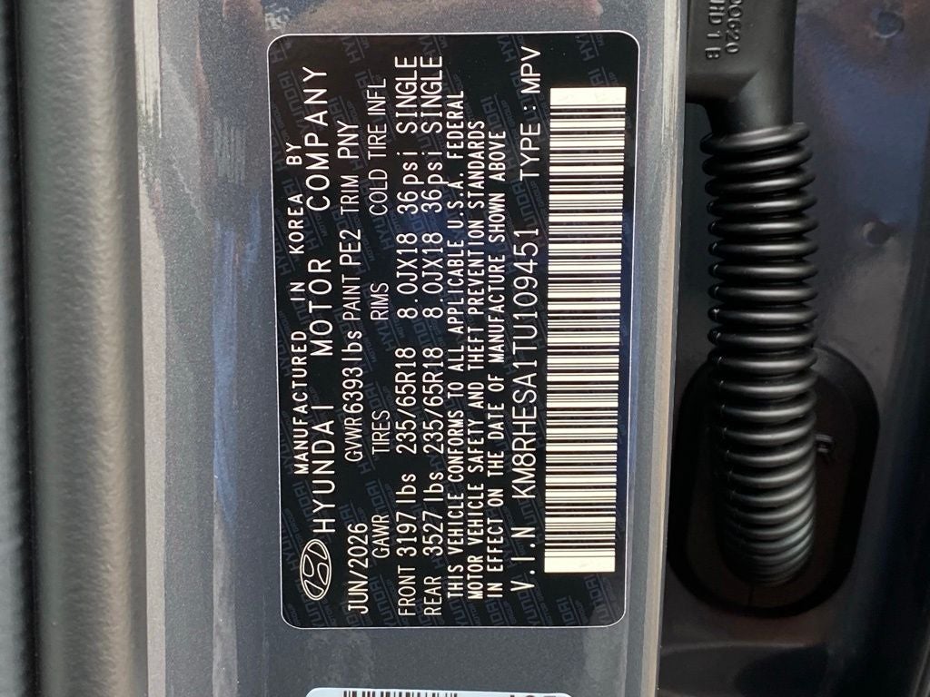 2026 Hyundai PALISADE HYBRID SEL Premium 7P