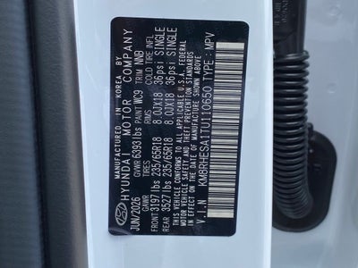 2026 Hyundai PALISADE HYBRID SEL Premium 7P